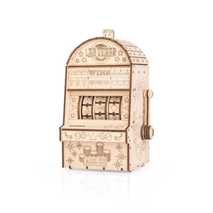 One-Armed Bandit mechanical wooden model by EWA, 179 pieces