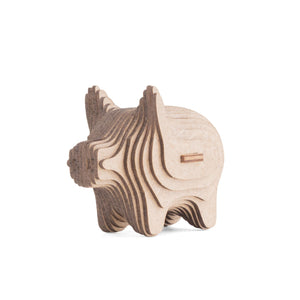 Pig Mini wooden mini model by EWA, 32 pieces