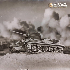 3D Wooden Puzzles for Adults - DIY T-34-85 Tank 3D Puzzle Model Kit with Rubber Band Engine, Rolling Wheels & Rotating Cannon - 3D Wooden Puzzle for 15 yrs Above & Adults - Eco Wood Art, 965 Pieces - eco-wood-art