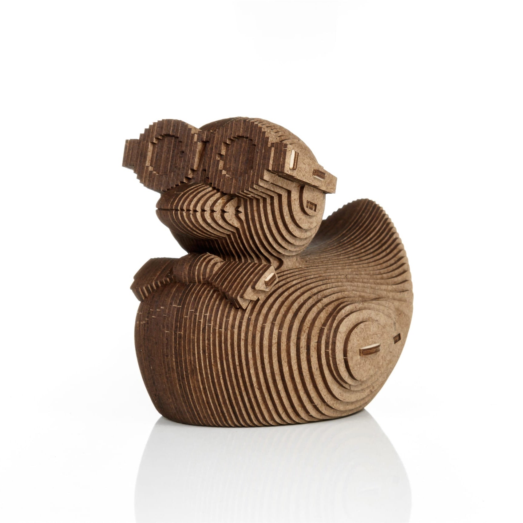 Duck Coin Bank wooden coin bank by EWA, 112 pieces