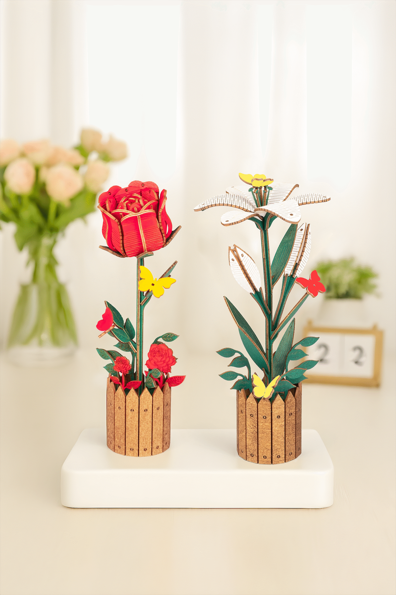 枝アート Flower Lily – eco-wood-art