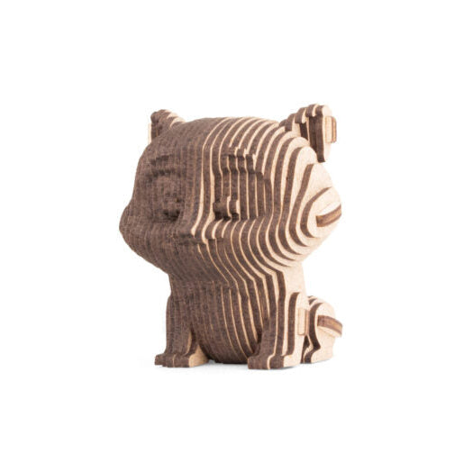 Cat Mini wooden mini model by EWA, 48 pieces