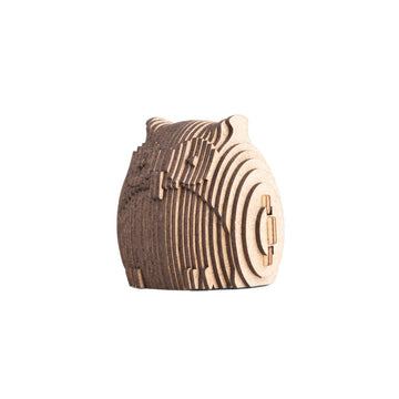 Owl Mini wooden mini model by EWA, 50 pieces