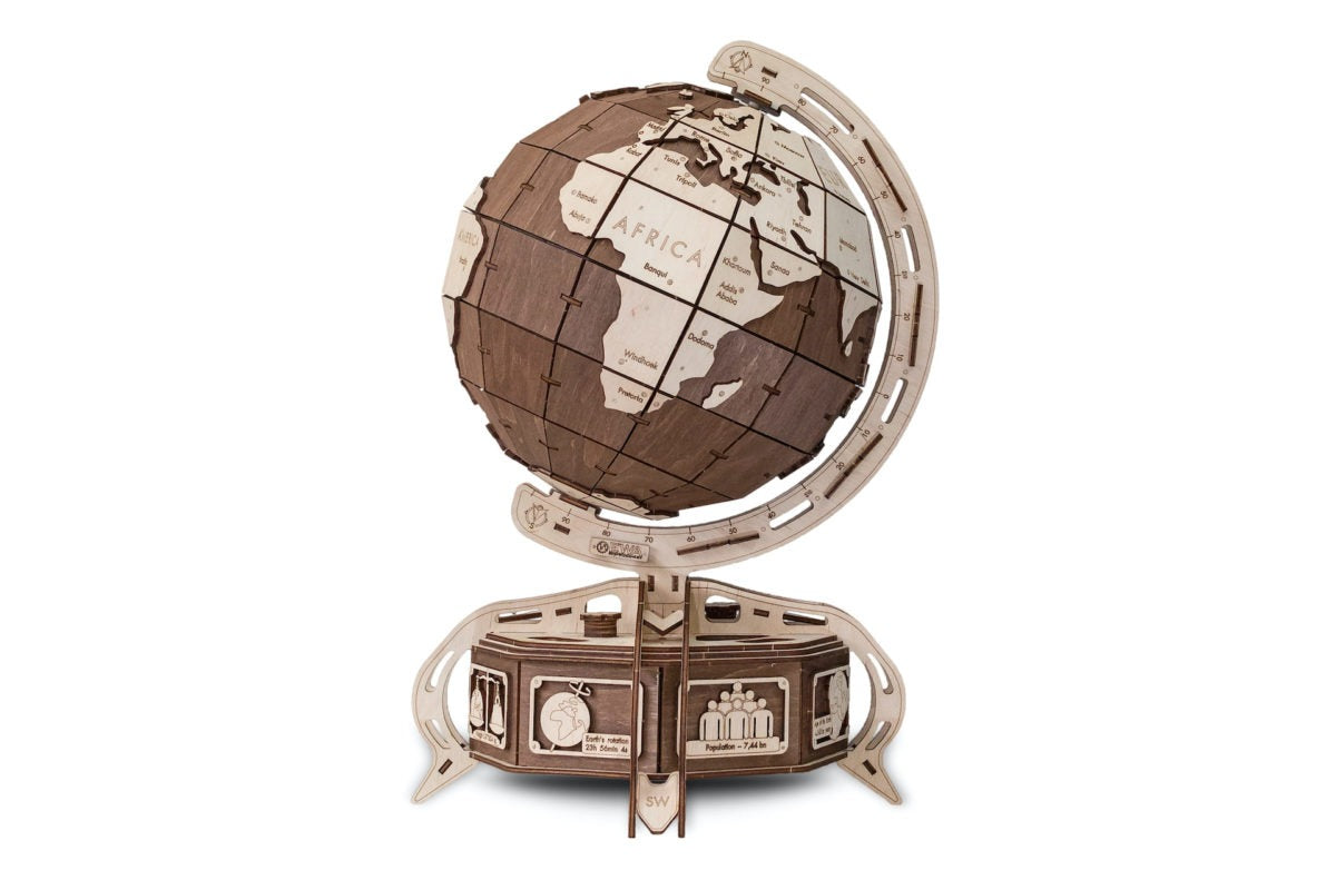 THE GLOBE brown – eco-wood-art
