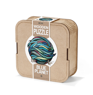 Wooden puzzle Blue Planet - eco-wood-art
