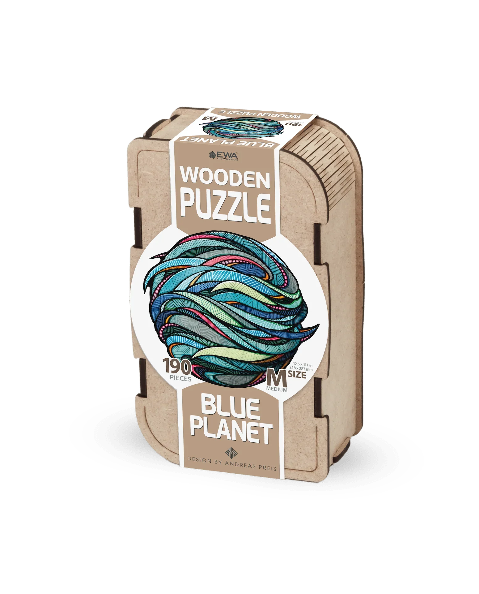 Wooden puzzle Blue Planet - eco-wood-art