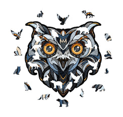 Eco-Wood-Art Wooden Puzzle - Eagle S | Majestic Bird Jigsaw Puzzle for Adults | 3D Eagle Decor | 120 Intricate Pieces | Eco-Friendly Home Decor Gift - eco-wood-art