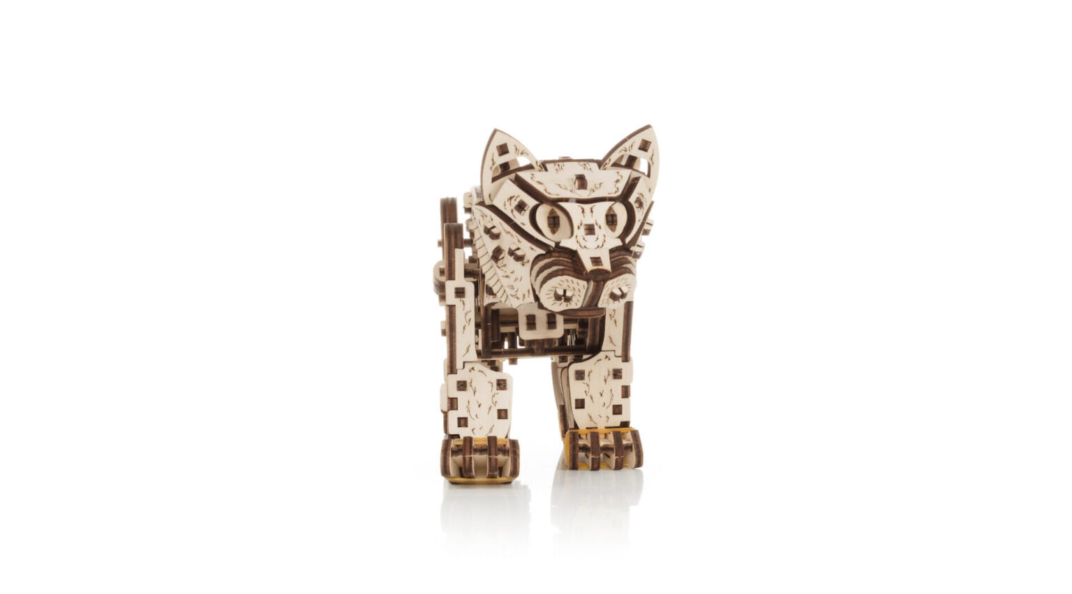 Kitten 3D Wooden Puzzle, 236 Pieces | EWA – eco-wood-art