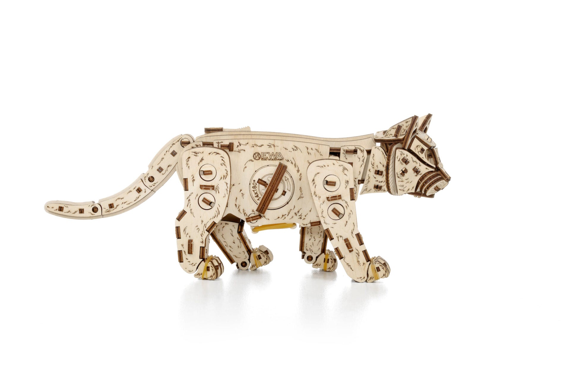 Kitten 3D Wooden Puzzle, 236 Pieces | EWA – eco-wood-art