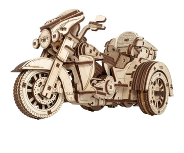 Trike mechanical wooden model by EWA, 281 pieces
