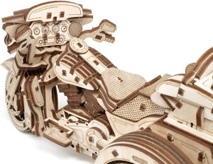 EWA Eco Wood Art 3D Trike Puzzle - Innovative Wooden Craft Kit - Sustainable DIY Assembly Model for Adults - eco-wood-art
